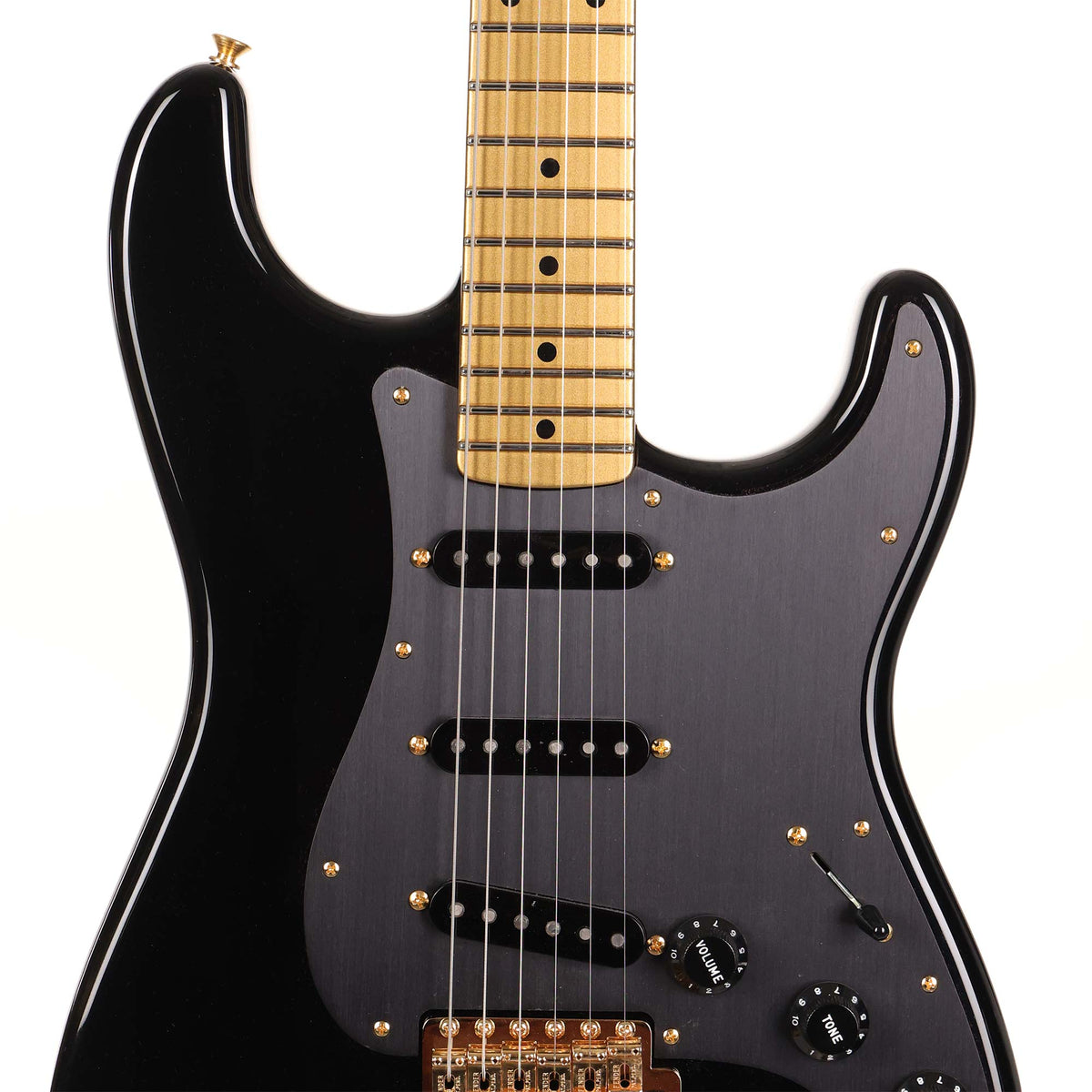 Fender Custom Shop 1960s Stratocaster Black and HLE Gold — 4