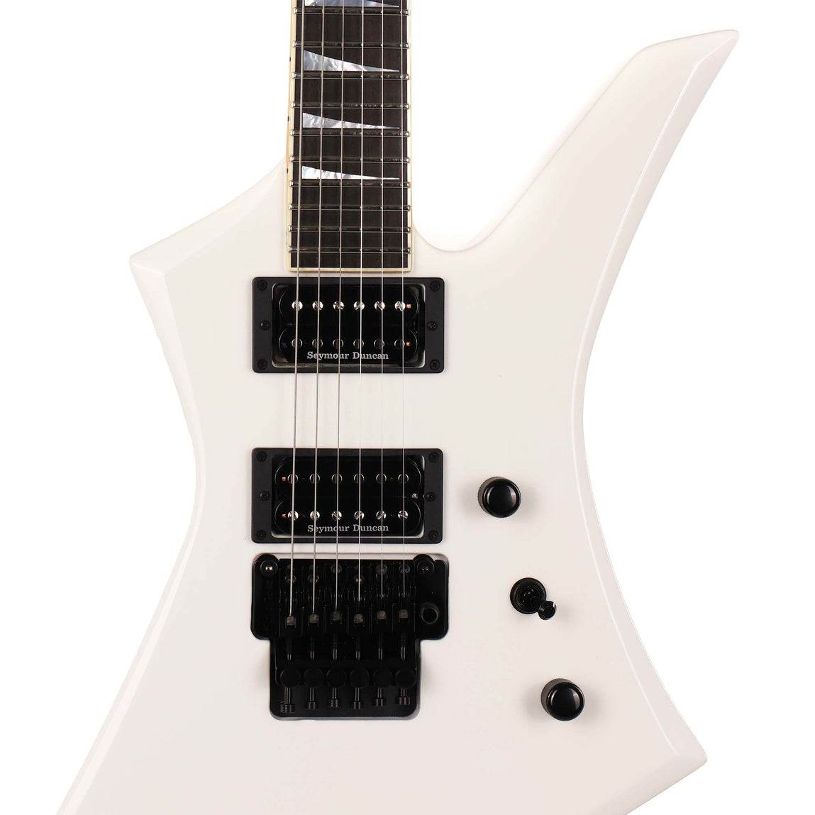 Jackson ケリー Jackson USA Select KE2 Kelly Guitar Snow White | The Music Zoo