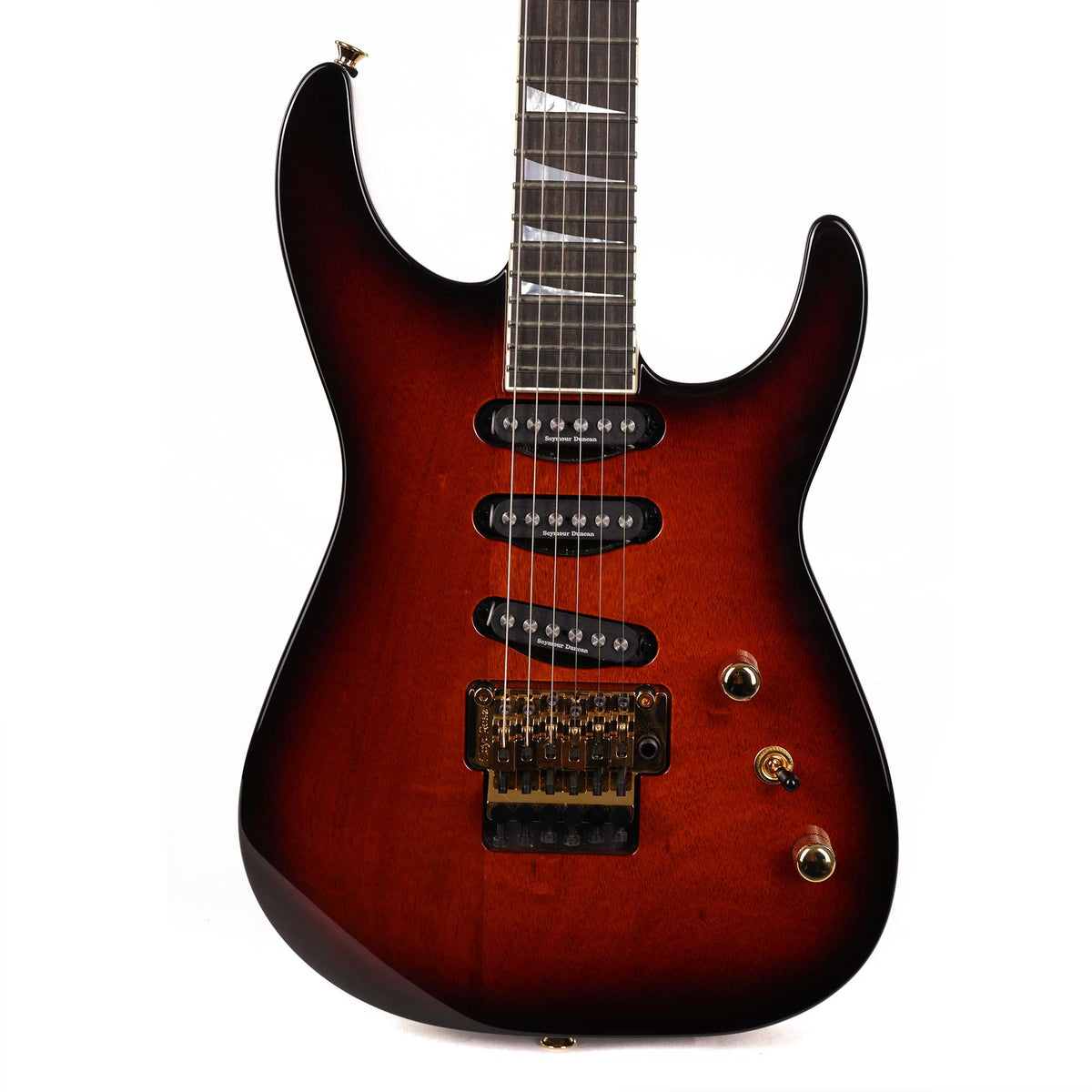 Jackson Custom Shop SL2H-V SSS Soloist 2-Tone Burst Music Zoo Exclusive 2025 — 1