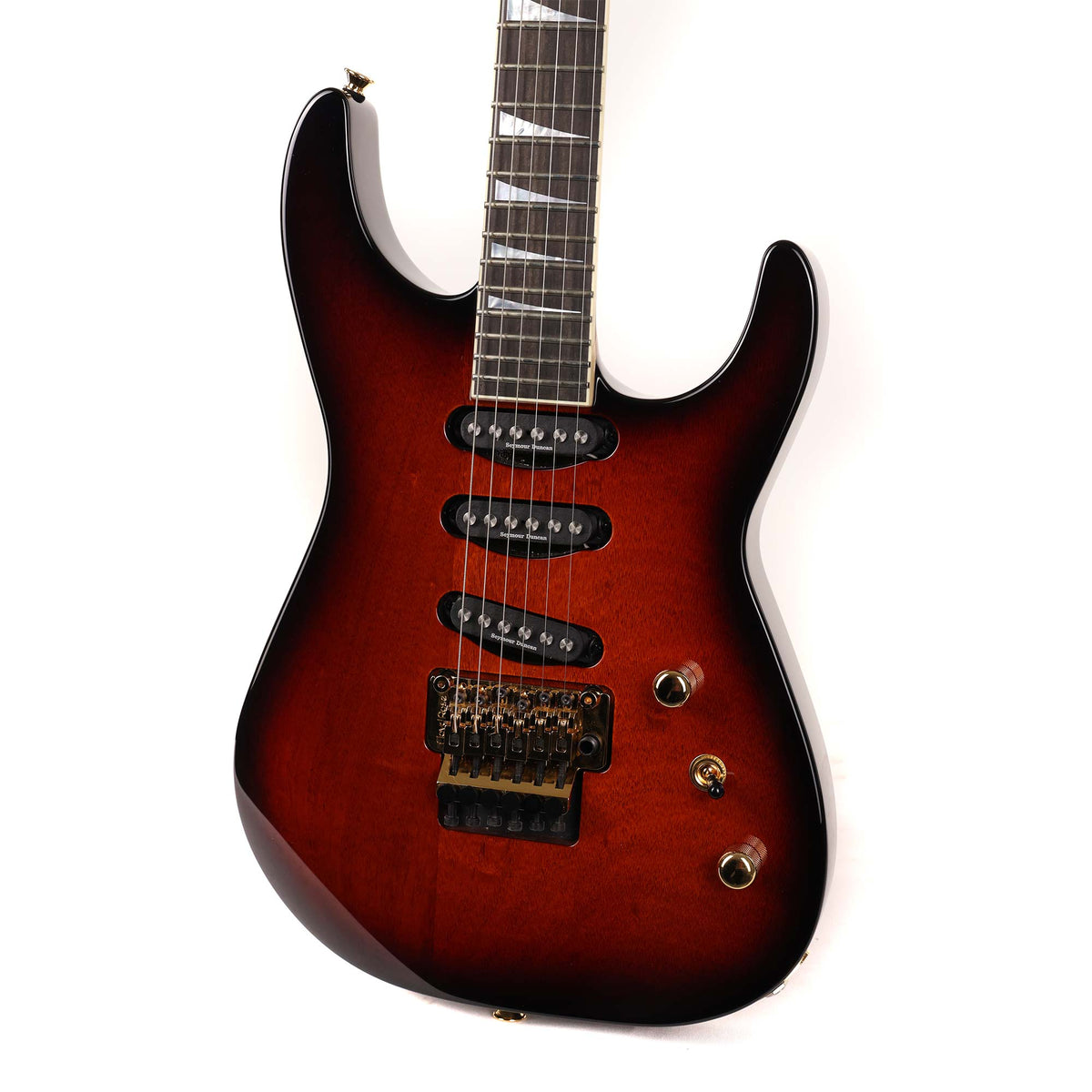 Jackson Custom Shop SL2H-V SSS Soloist 2-Tone Burst Music Zoo Exclusive 2025 — 5