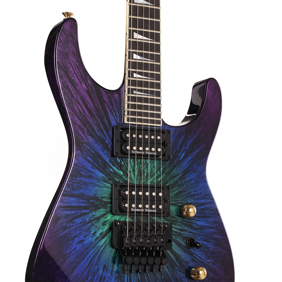 Jackson Custom Shop SL2H-V Soloist Nitro Eerie Dess Swirl — 5