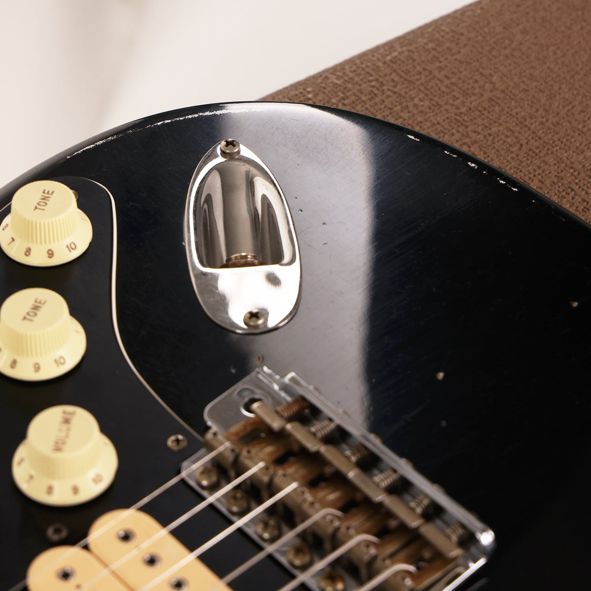 Fender Custom Shop Triple Humbucker Stratocaster Journeyman Relic Black — 11