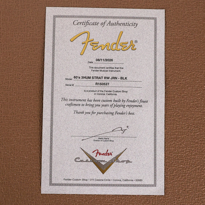 Fender Custom Shop Triple Humbucker Stratocaster Journeyman Relic Black