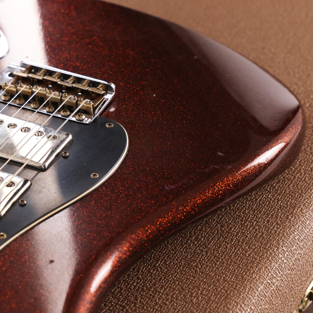 Fender Custom Shop Triple Humbucker Stratocaster Journeyman Relic Root Beer Sparkle — 10