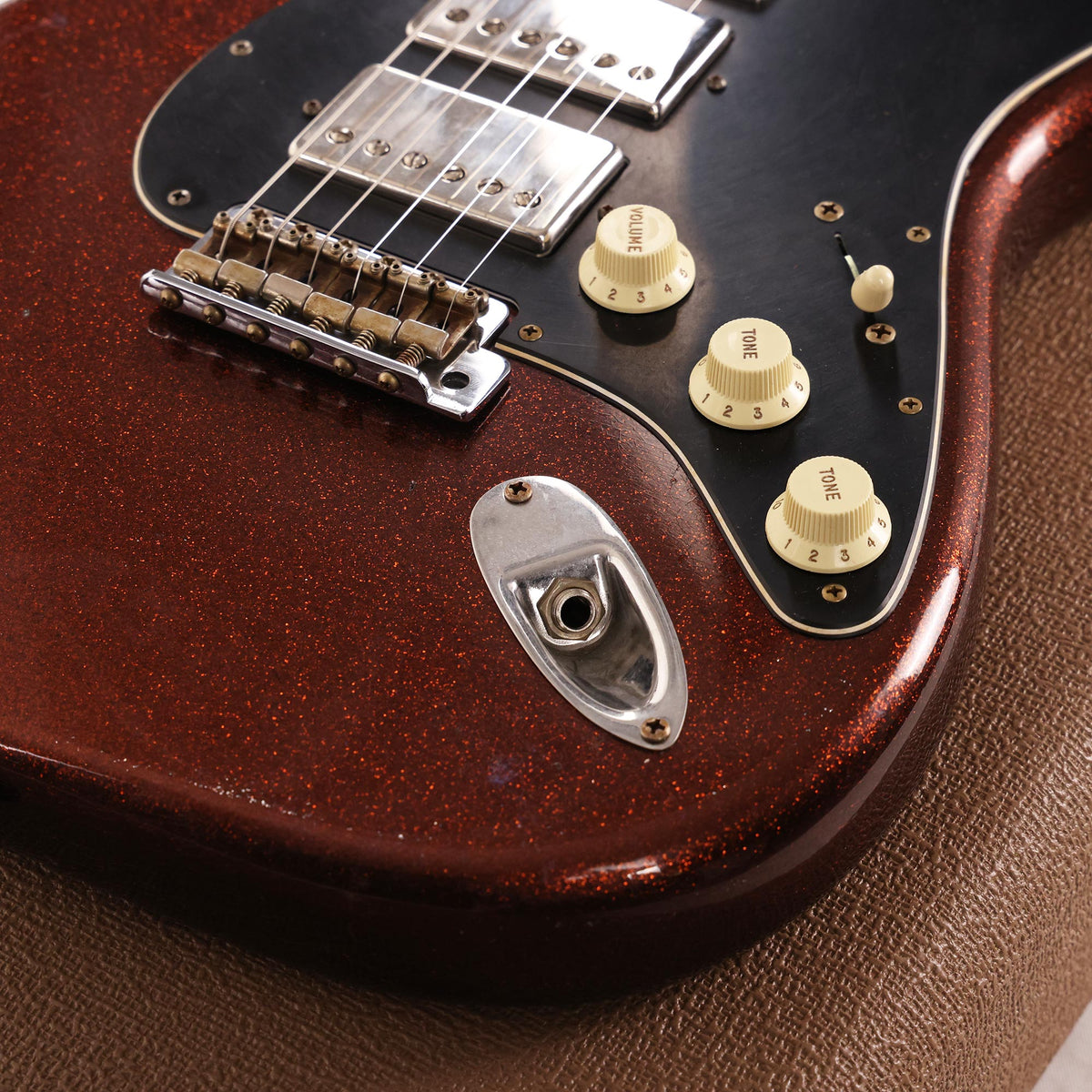 Fender Custom Shop Triple Humbucker Stratocaster Journeyman Relic Root Beer Sparkle — 12