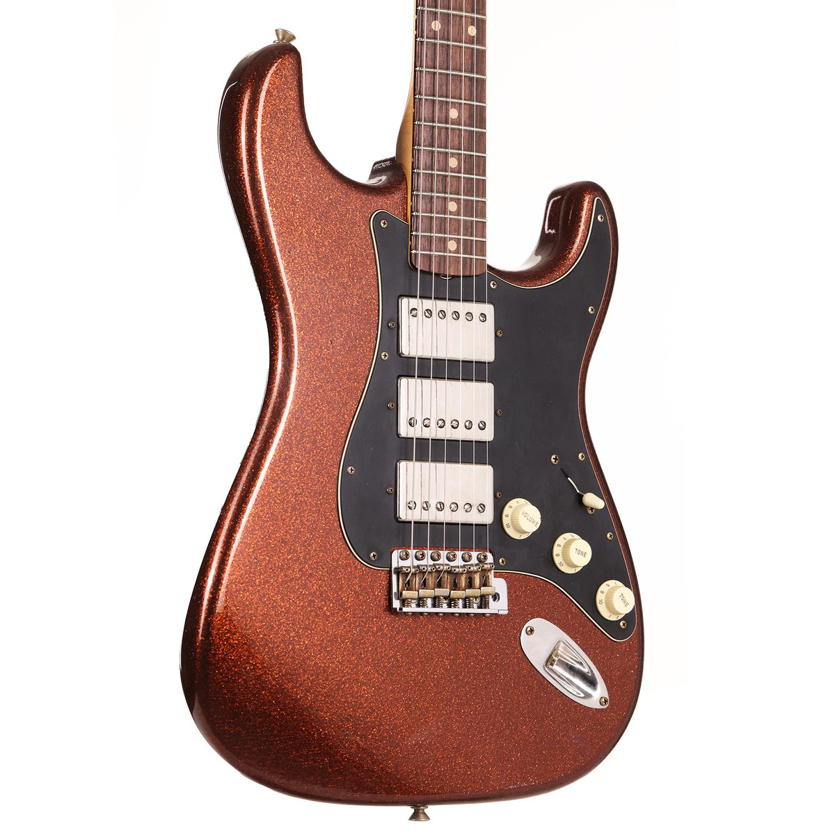 Fender Custom Shop Triple Humbucker Stratocaster Journeyman Relic Root Beer Sparkle — 1