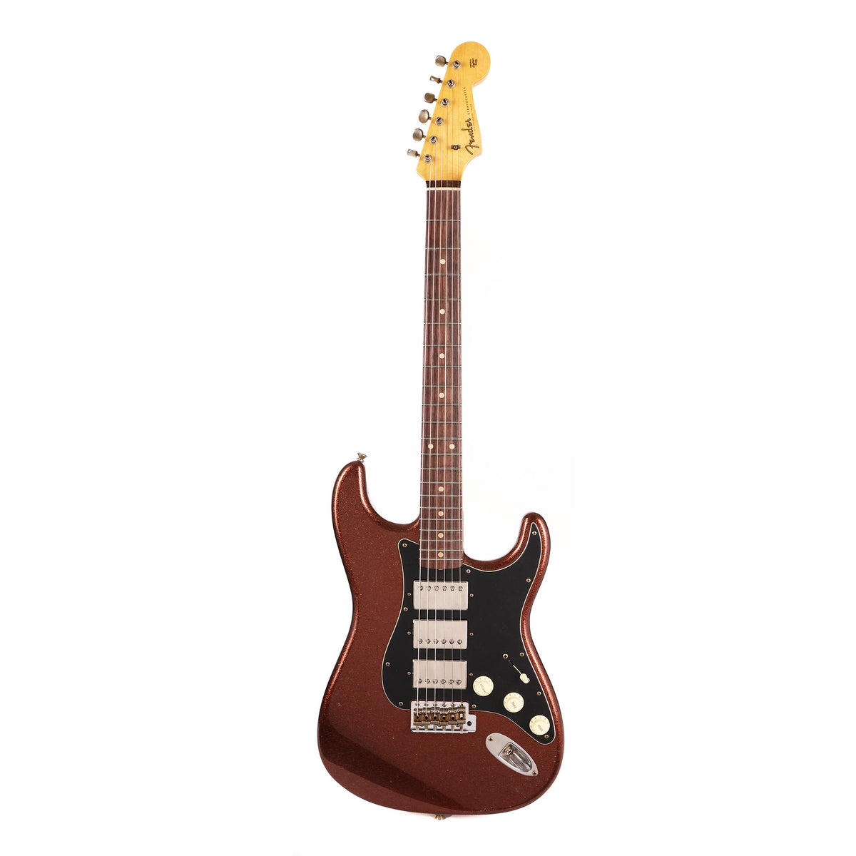 Fender Custom Shop Triple Humbucker Stratocaster Journeyman Relic Root Beer Sparkle — 3
