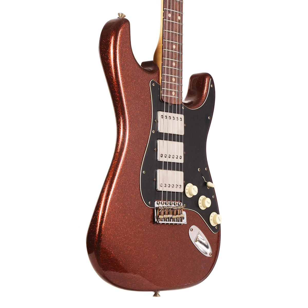Fender Custom Shop Triple Humbucker Stratocaster Journeyman Relic Root Beer Sparkle — 6