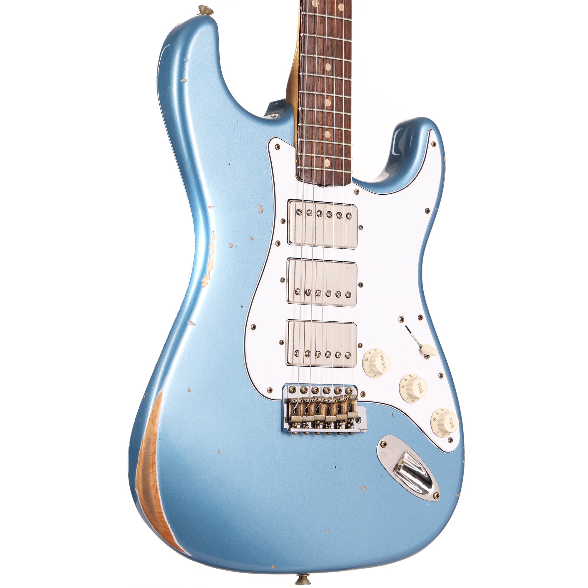 ギター Fender CustomShop - 3way P.U. selector Fender Custom Shop Triple Humbucker Stratocaster Journeyman Relic