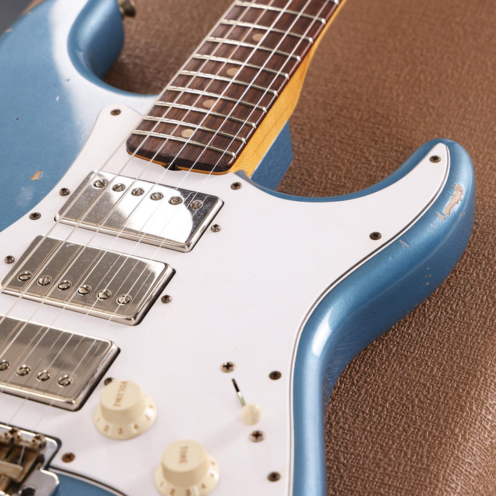 Fender Custom Shop Triple Humbucker Stratocaster Journeyman Relic Blue Agave