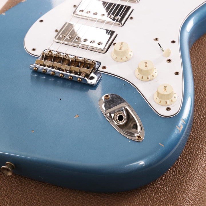 Fender Custom Shop Triple Humbucker Stratocaster Journeyman Relic Blue Agave
