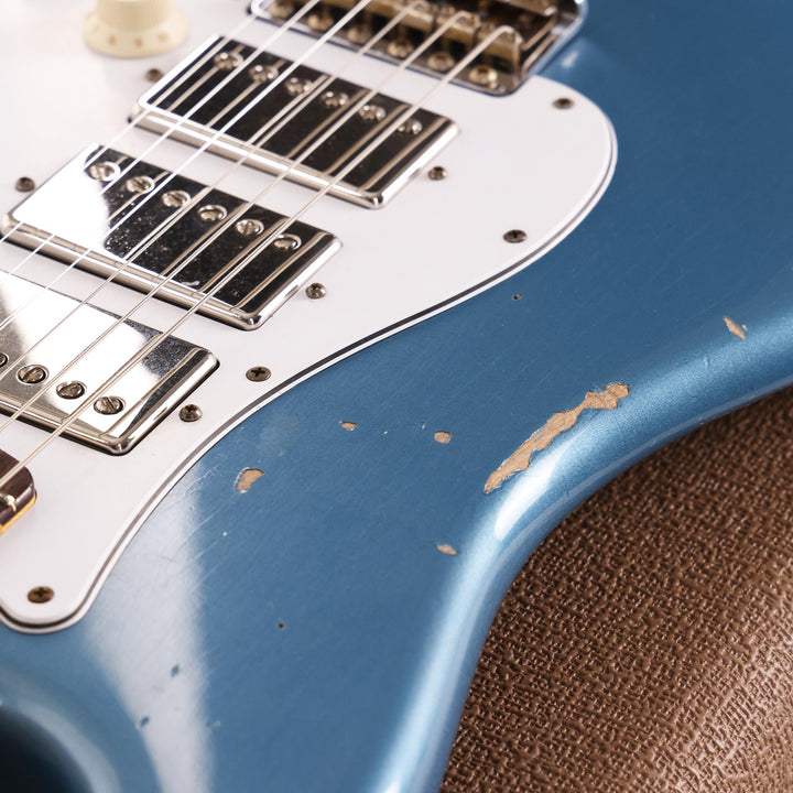 Fender Custom Shop Triple Humbucker Stratocaster Journeyman Relic Blue Agave