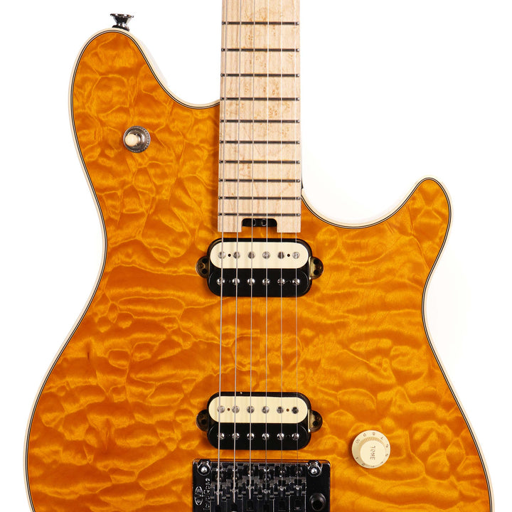 EVH Custom Shop Wolfgang Quilt Top Trans Amber
