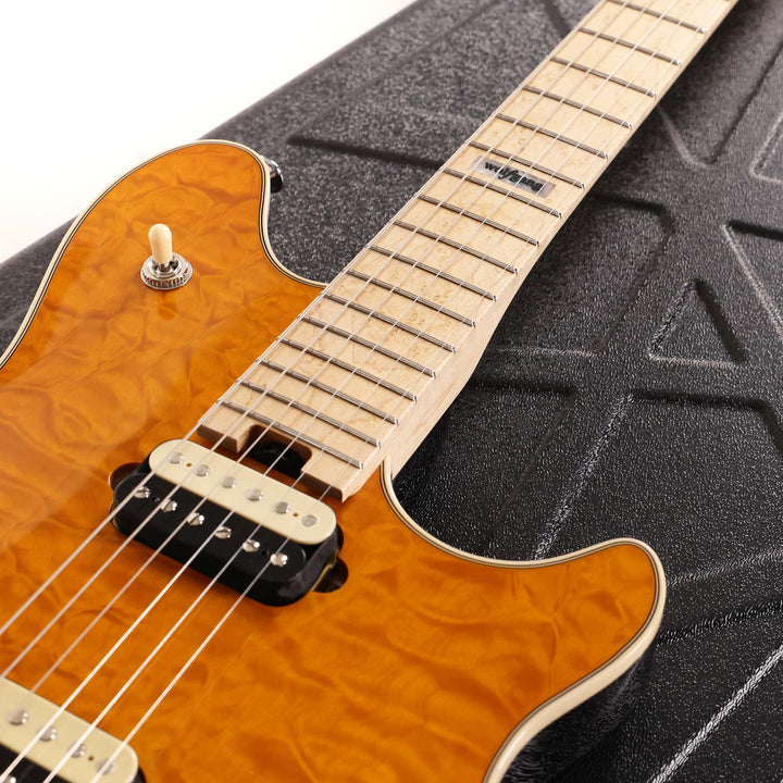 EVH Custom Shop Wolfgang Quilt Top Trans Amber