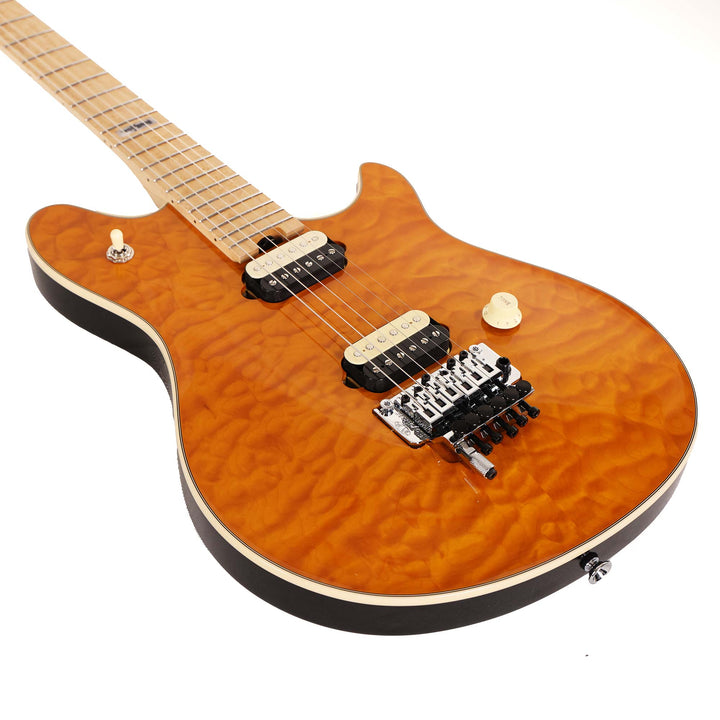 EVH Custom Shop Wolfgang Quilt Top Trans Amber