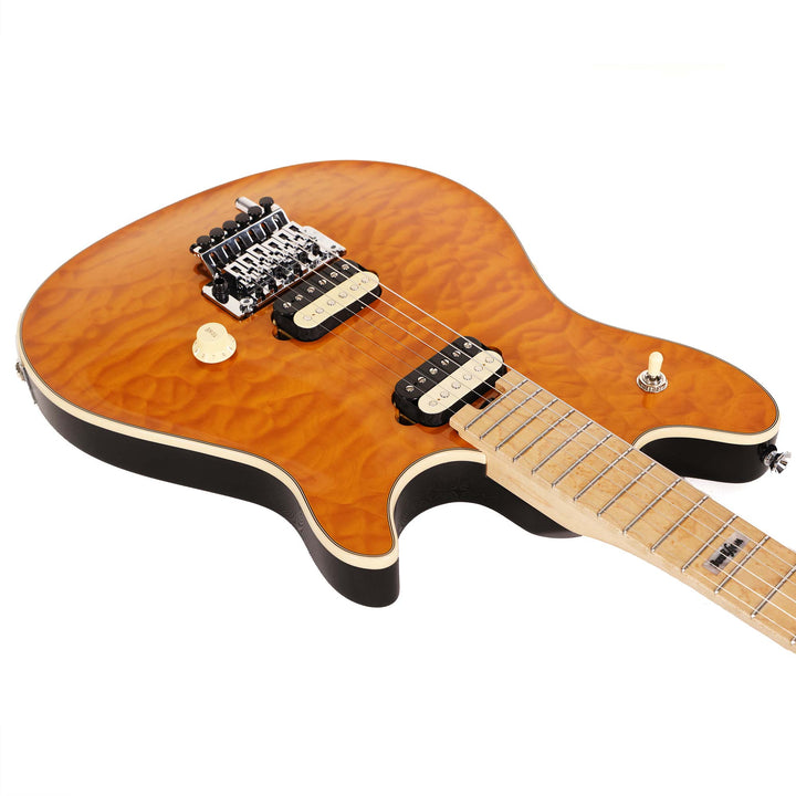 EVH Custom Shop Wolfgang Quilt Top Trans Amber