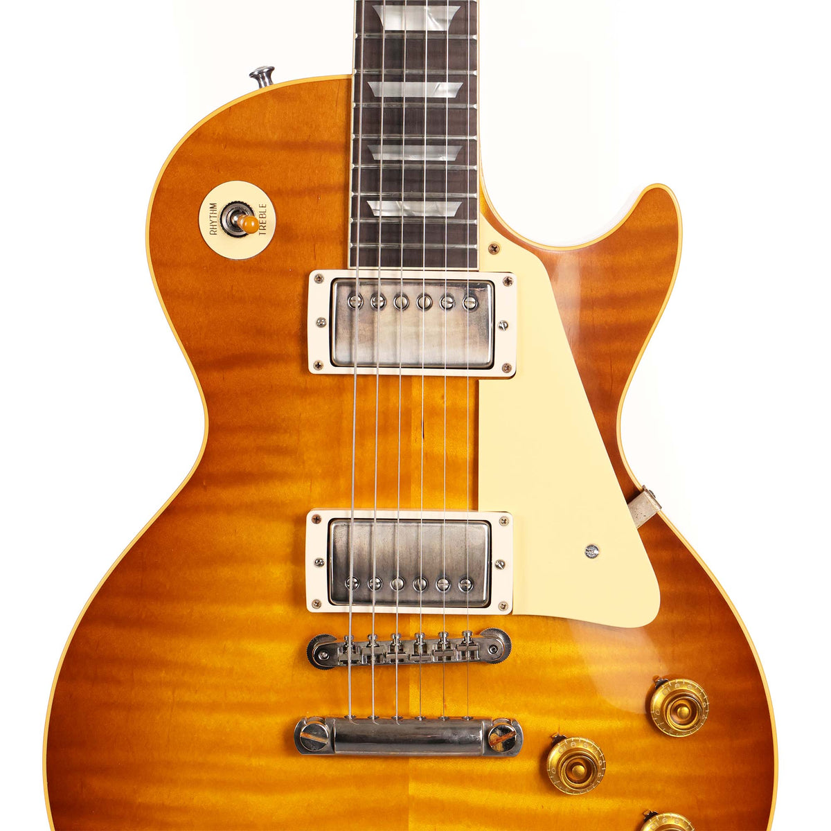 Gibson Custom Shop 1959 Les Paul Standard Made 2 Measure Lightweight & Brazilian Board VOS Double Dirty Lemon — 4
