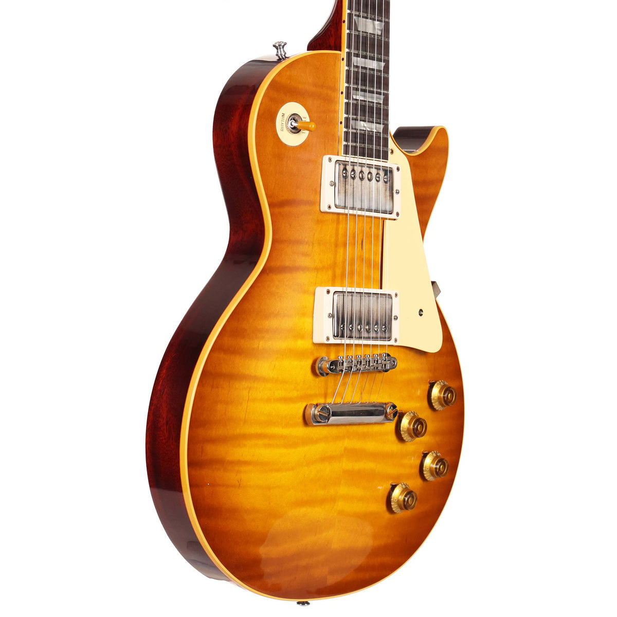 Gibson Custom Shop 1959 Les Paul Standard Made 2 Measure Lightweight & Brazilian Board VOS Double Dirty Lemon — 5