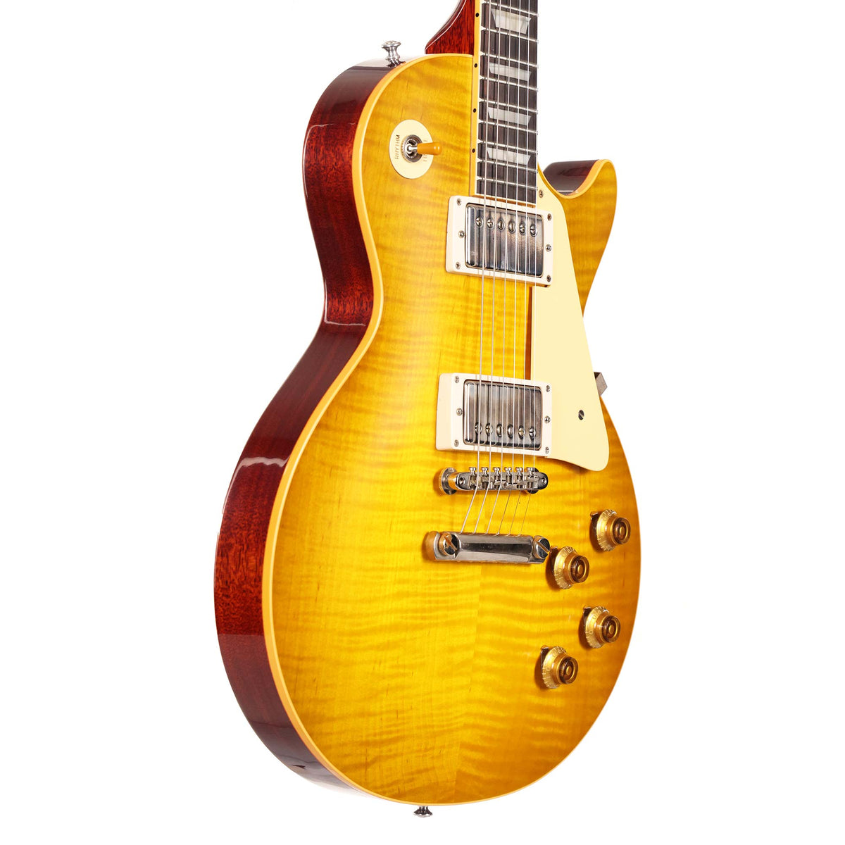 Gibson Custom Shop 1959 Les Paul Standard Made 2 Measure Lightweight & Brazilian Board VOS Green Lemon Fade — 5