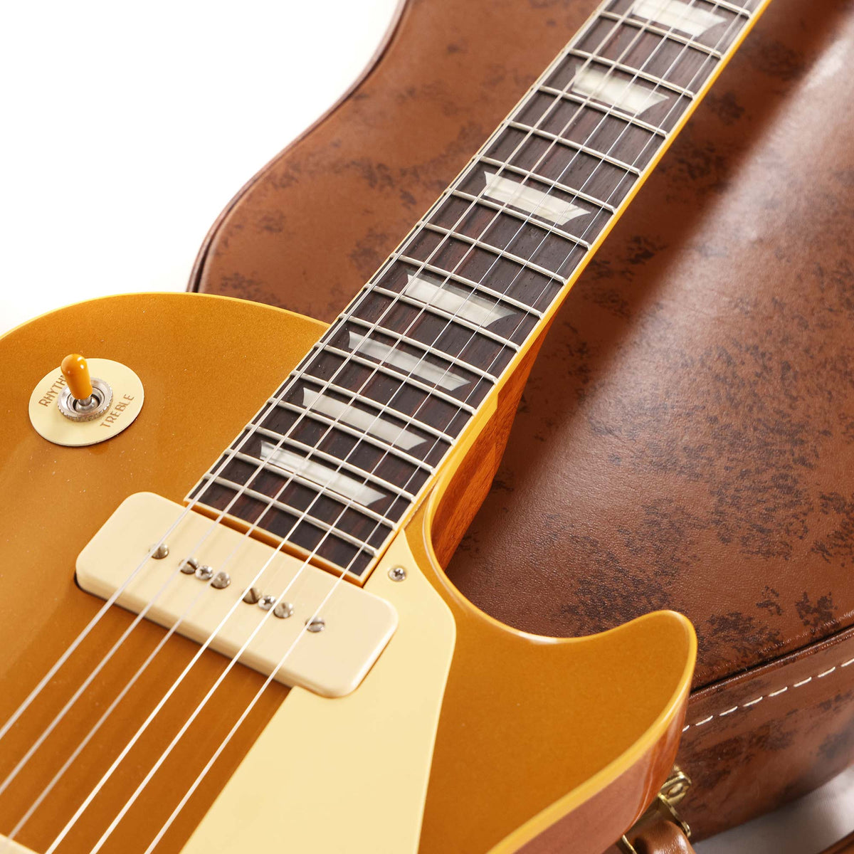 Gibson Custom Shop 1954 Les Paul Reissue Goldtop VOS Brazilian Rosewood Fretboard — 8