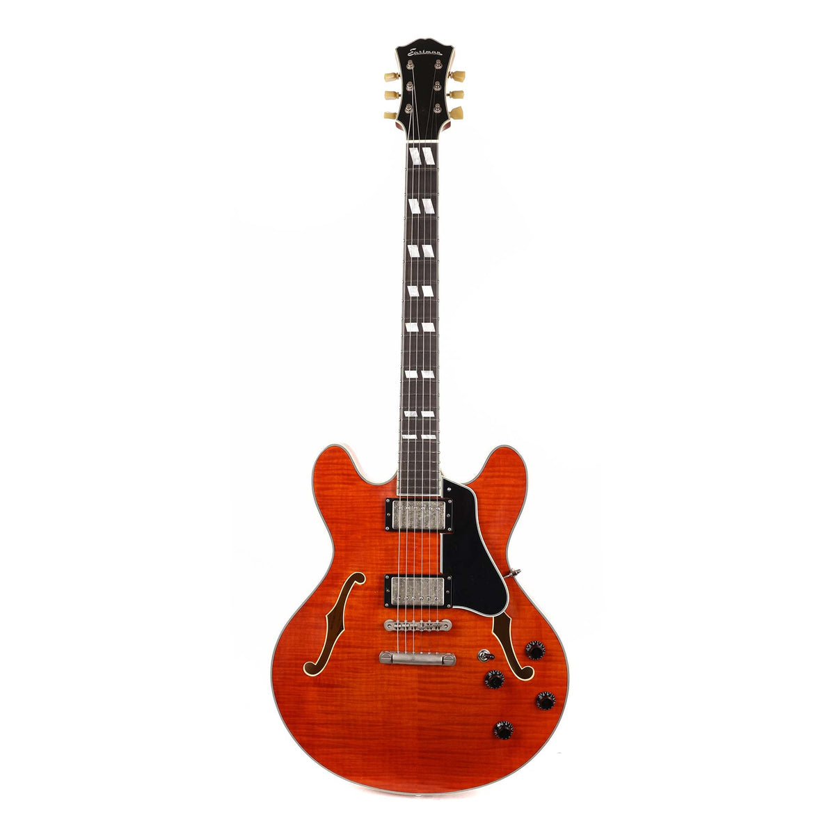 Eastman T59/TV-AMB Semi-Hollowbody Amber — 2