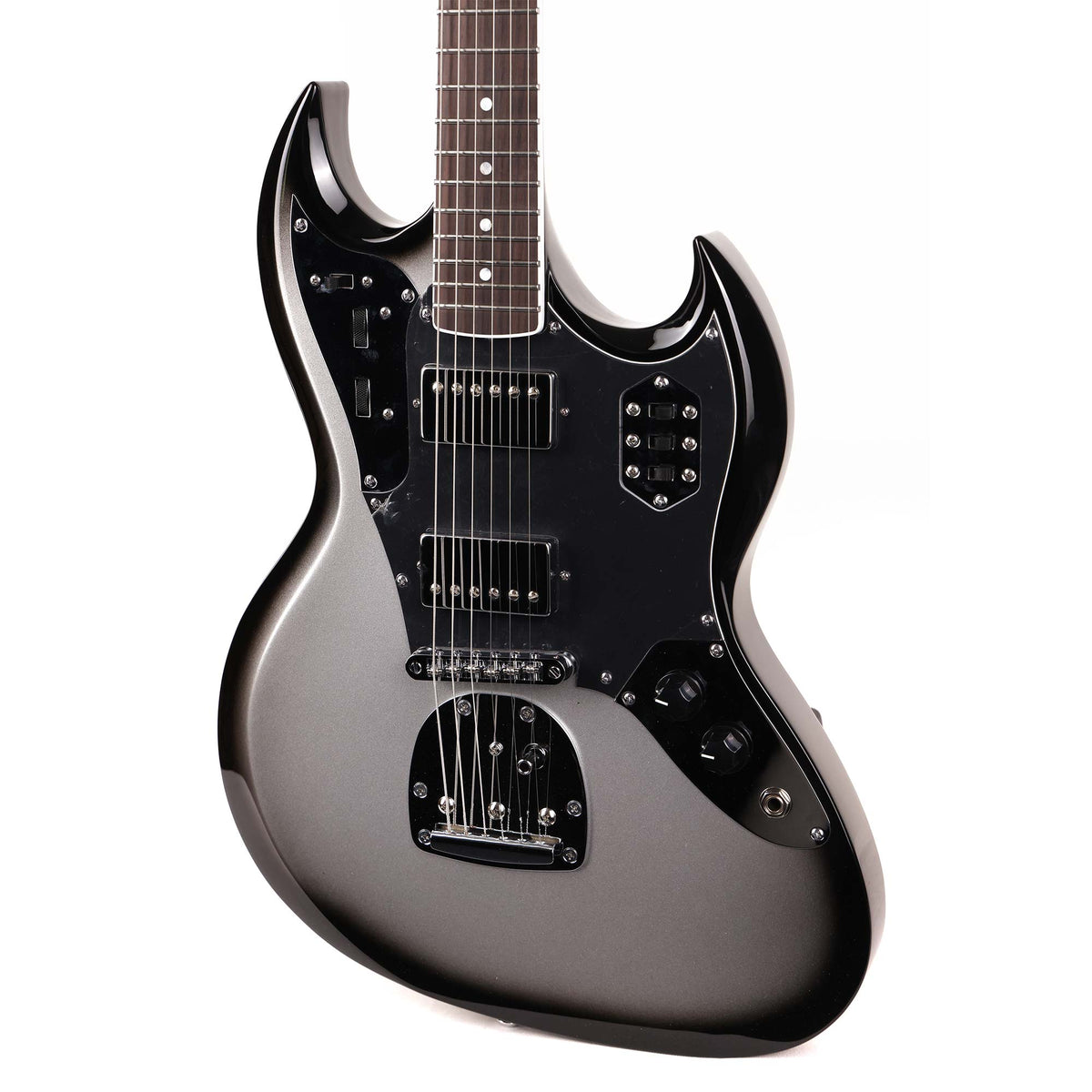 Woodrite Guitars Switchblade Guitar Silverburst — 5