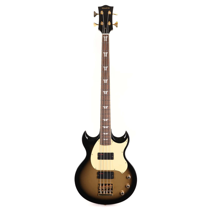 Woodrite Guitars Warlord Bass Goldburst