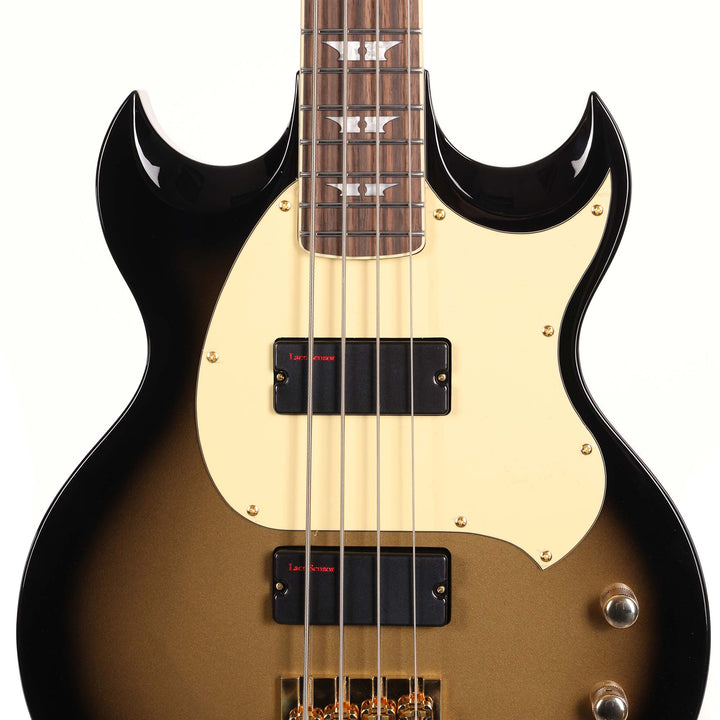 Woodrite Guitars Warlord Bass Goldburst