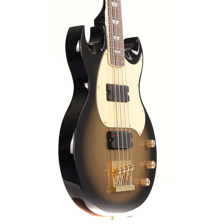 Woodrite Guitars Warlord Bass Goldburst