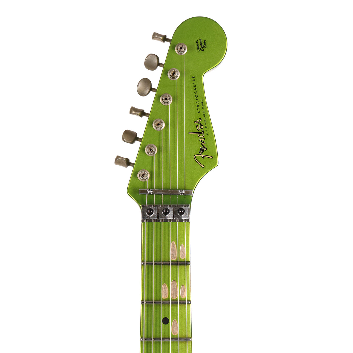Fender Custom Shop PNZF Stratocaster Journeyman Relic Lime Green — 4