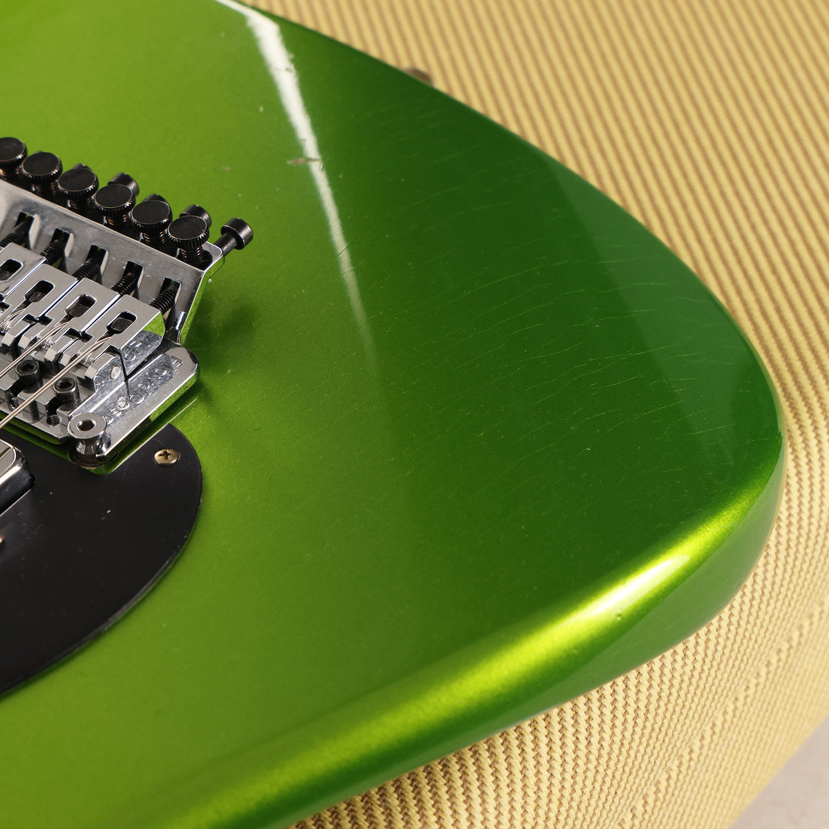 Fender Custom Shop PNZF Stratocaster Journeyman Relic Lime Green — 13