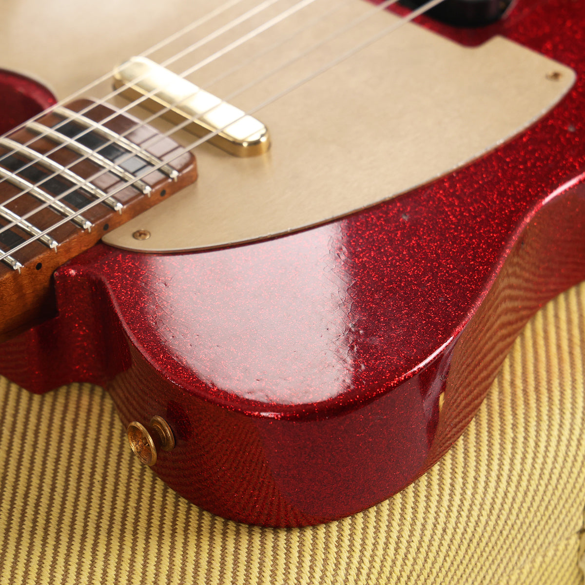 Fender Custom Shop ZF Telecaster Journeyman Relic Red Sparkle — 10