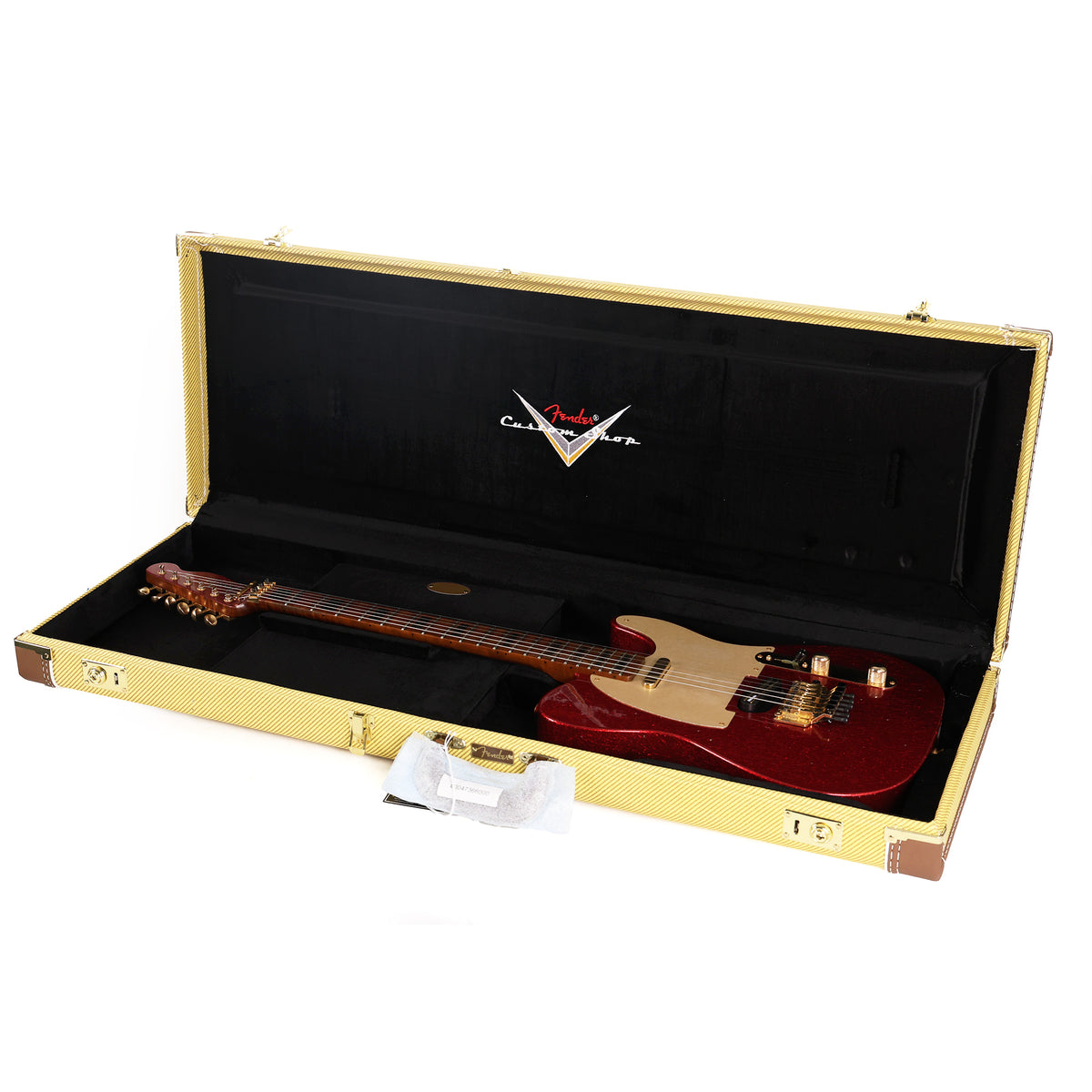 Fender Custom Shop ZF Telecaster Journeyman Relic Red Sparkle — 18