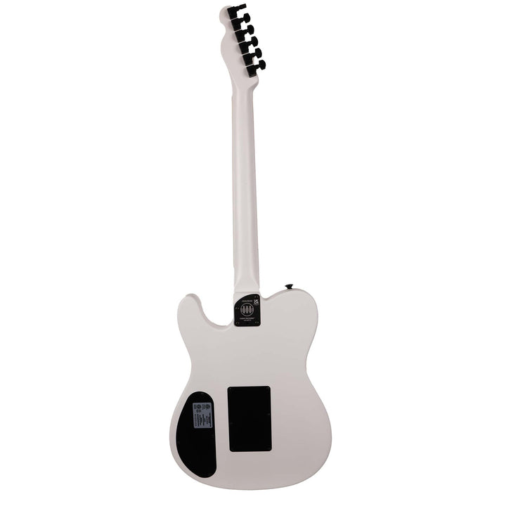 Fender Jack White Triplesonic Acoustasonic Telecaster Satin Arctic White with Black Top