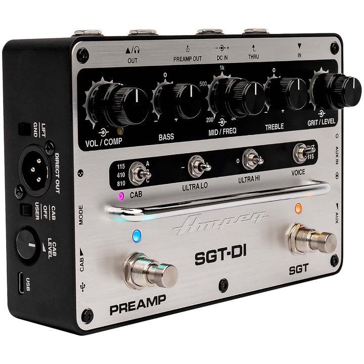 Ampeg SGT-DI Bass Pre-Amp and DI Effect Pedal