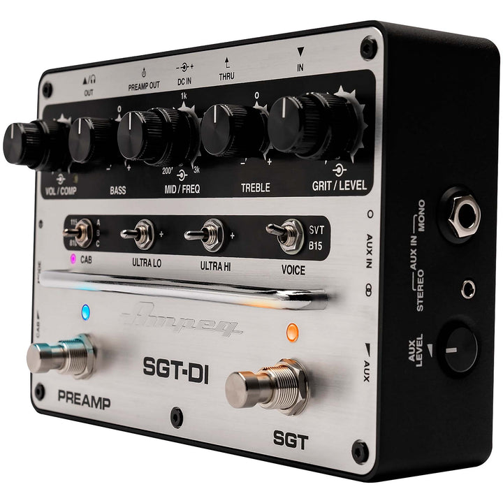 Ampeg SGT-DI Bass Pre-Amp and DI Effect Pedal