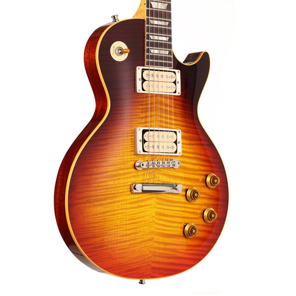 Gibson Custom Shop 1959 Les Paul Made 2 Measure 5A Top with Flame Maple Neck Gloss Dark Bourbon Fade