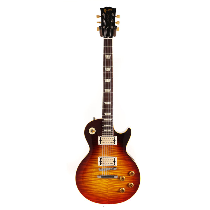 Gibson Custom Shop 1959 Les Paul Made 2 Measure 5A Top with Flame Maple Neck Gloss Dark Bourbon Fade