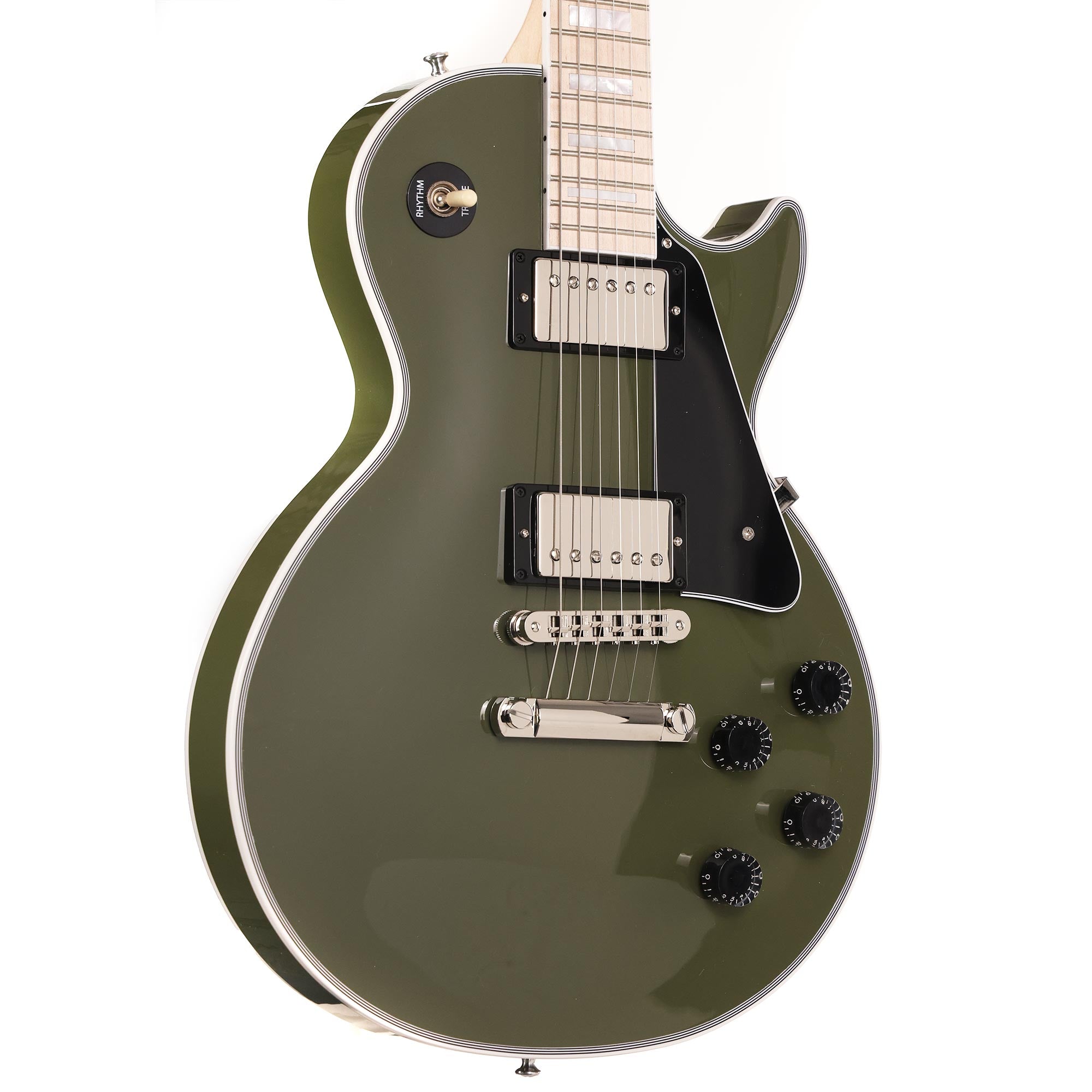 Gibson Custom Shop Les Paul Custom Made 2 Measure Olive Drab Maple
