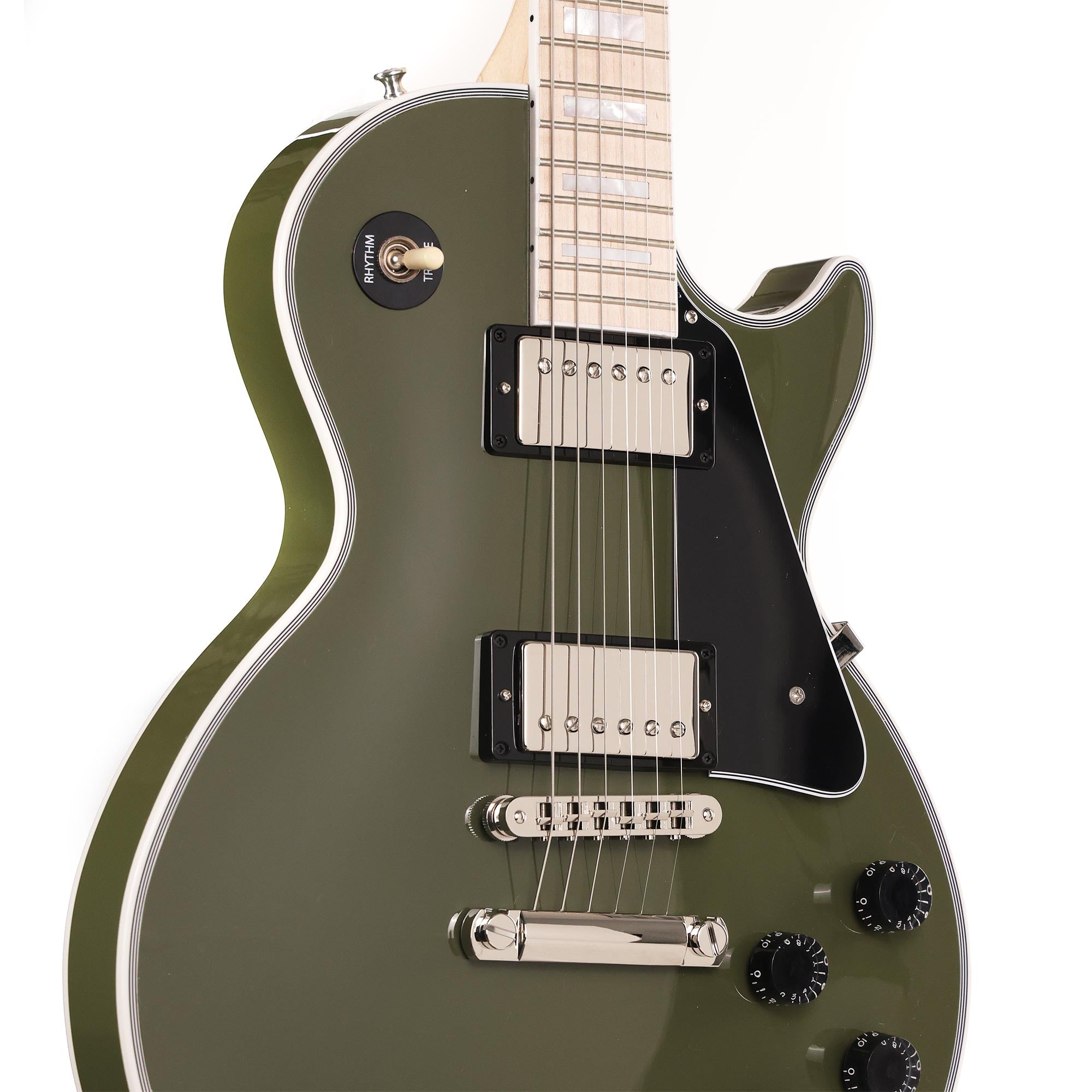 Gibson Custom Shop Les Paul Custom Made 2 Measure Olive Drab Maple