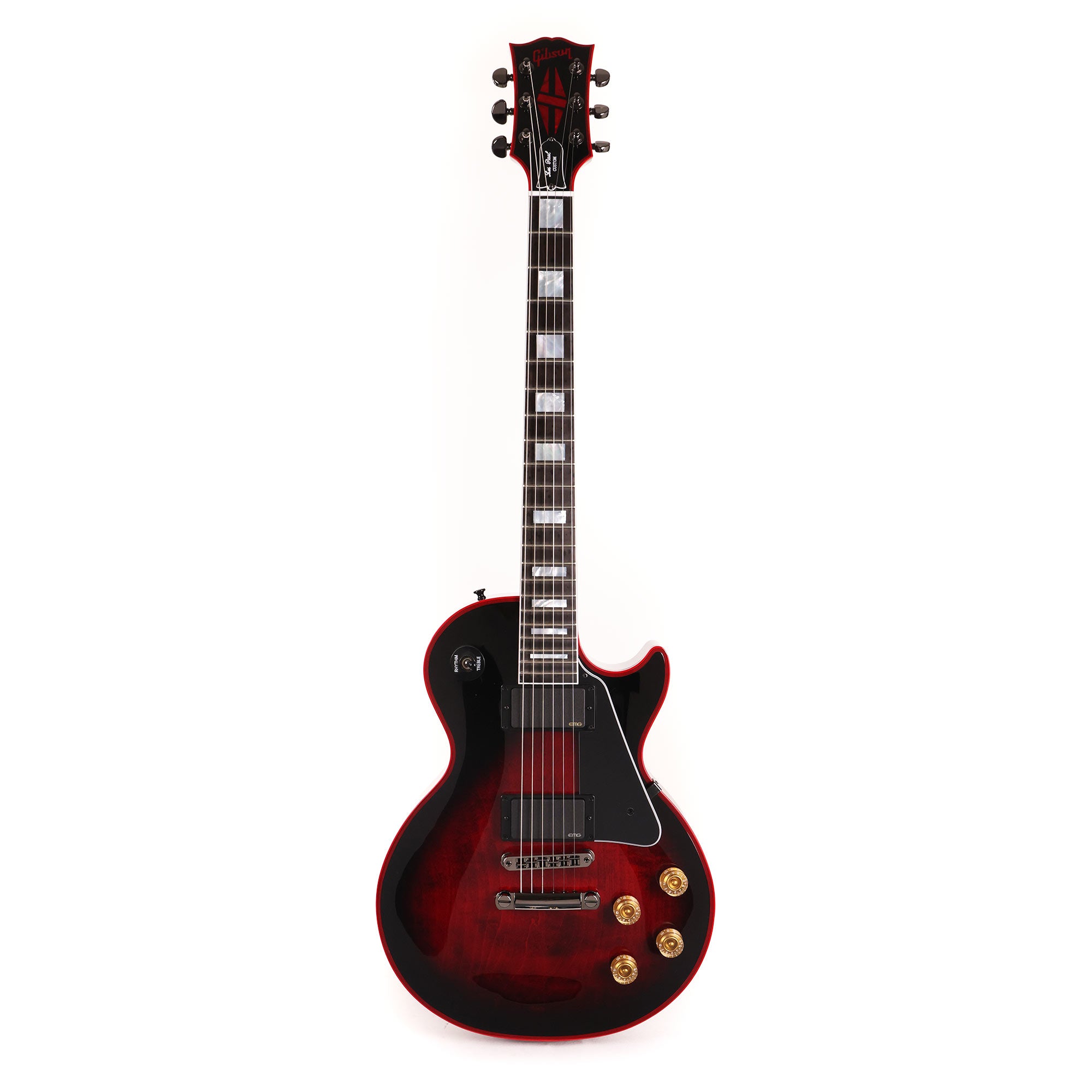 Gibson Custom Shop Les Paul Custom Red Widow with EMGs | The Music Zoo