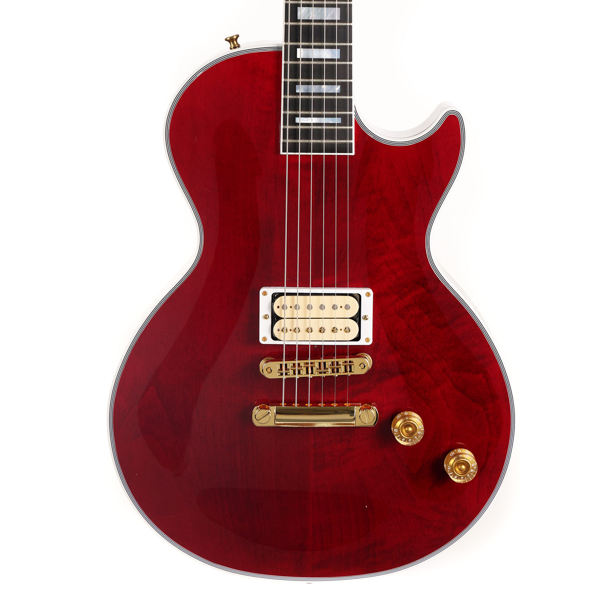 Gibson Custom Shop Les Paul Custom Made 2 Measure Wine Red Single Pickup — 2