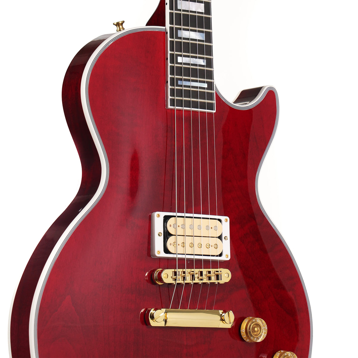 Gibson Custom Shop Les Paul Custom Made 2 Measure Wine Red Single Pickup — 5