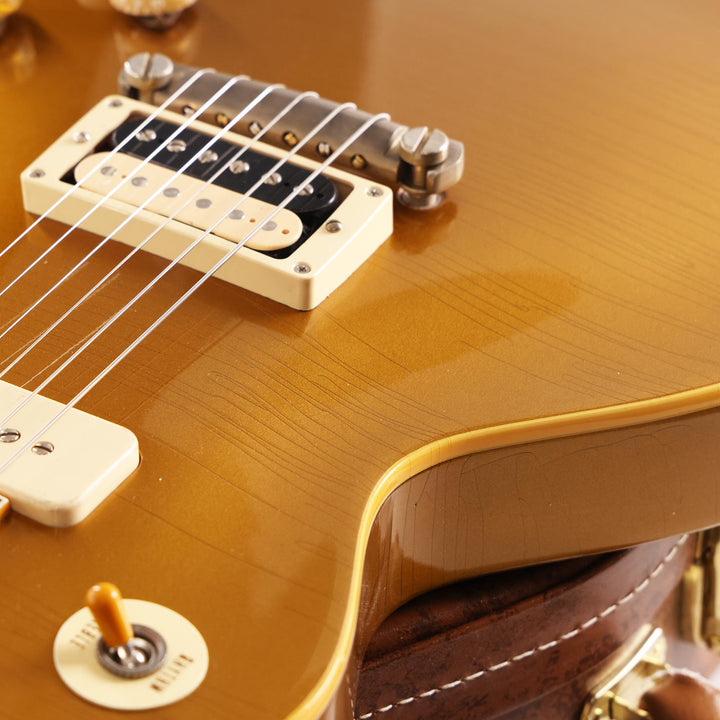 Gibson Custom Shop 1954 Les Paul Standard Wraparound Rocker All Gold Ultra Light Aged Made 2 Measure