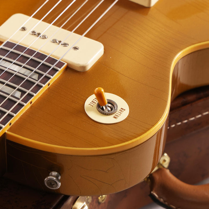 Gibson Custom Shop 1954 Les Paul Standard Wraparound Rocker All Gold Ultra Light Aged Made 2 Measure