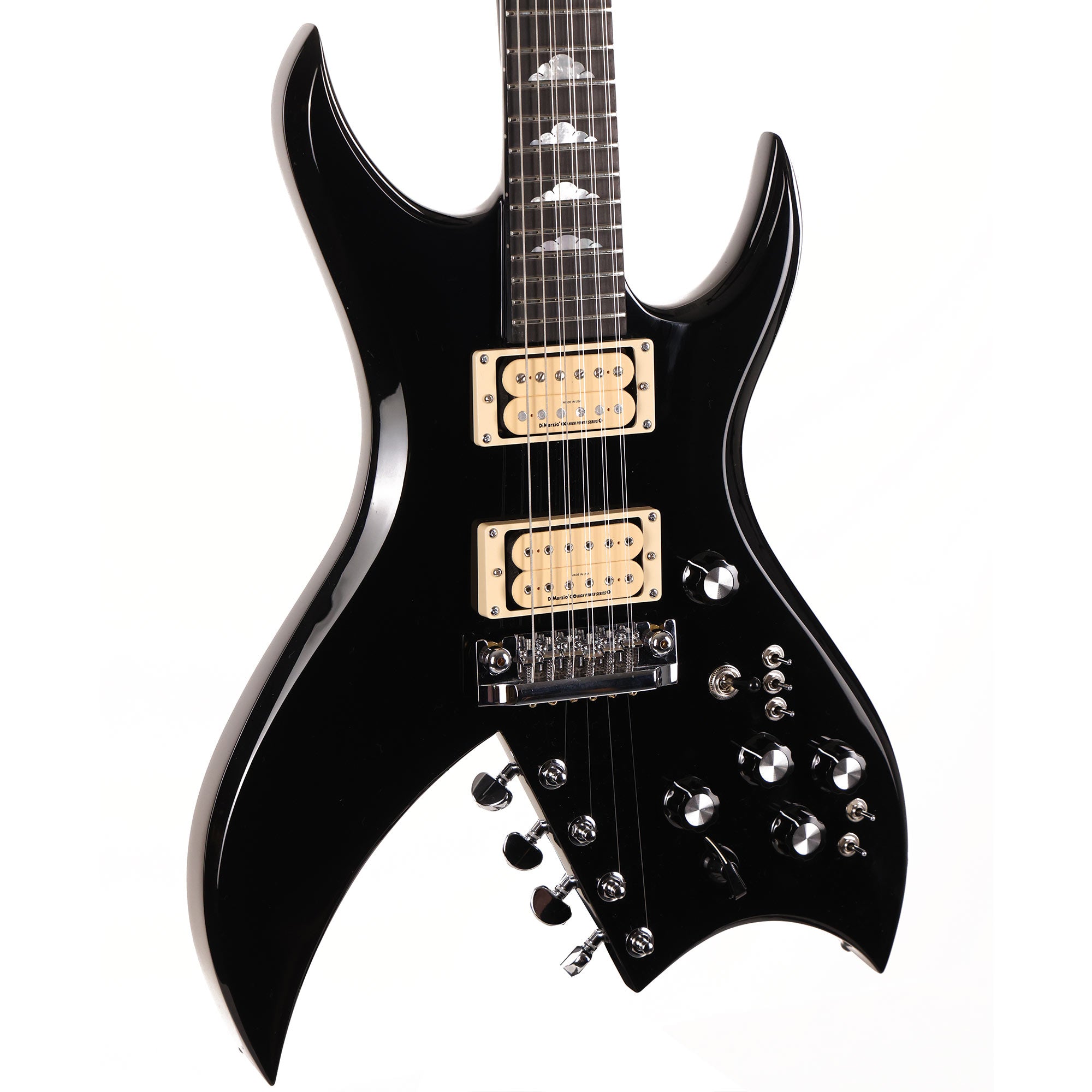 B.C. Rich USA Custom Shop Bich 10-String Black | The Music Zoo