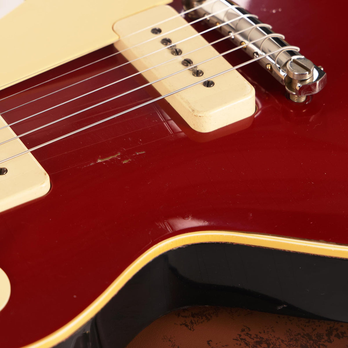 Gibson Custom Shop 1954 Les Paul Made 2 Measure Wine Red Candy and V2 Slim Neck Ultra Heavy Aged — 10