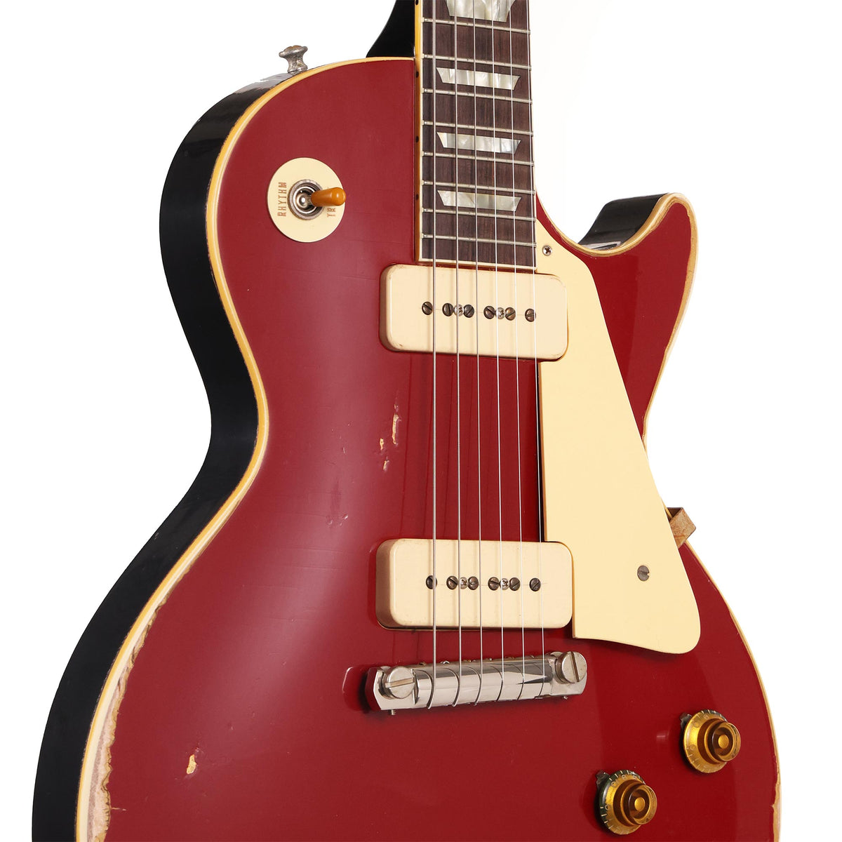 Gibson Custom Shop 1954 Les Paul Made 2 Measure Wine Red Candy and V2 Slim Neck Ultra Heavy Aged — 5