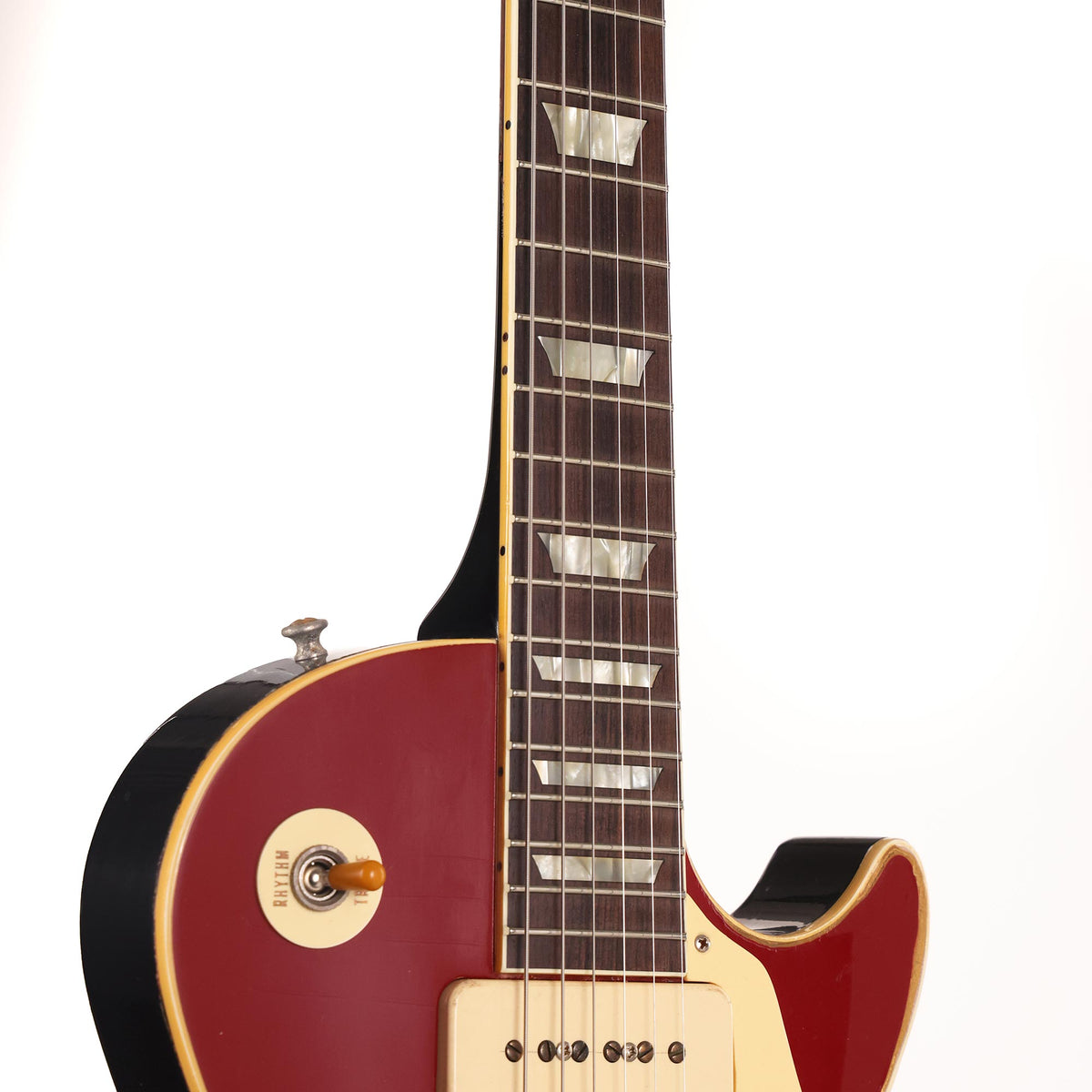 Gibson Custom Shop 1954 Les Paul Made 2 Measure Wine Red Candy and V2 Slim Neck Ultra Heavy Aged — 7