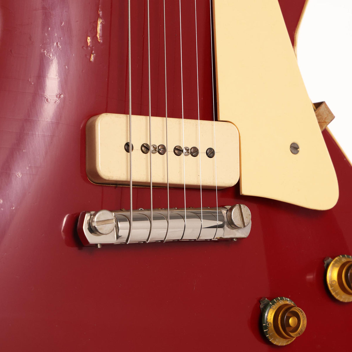 Gibson Custom Shop 1954 Les Paul Made 2 Measure Wine Red Candy and V2 Slim Neck Ultra Heavy Aged — 8